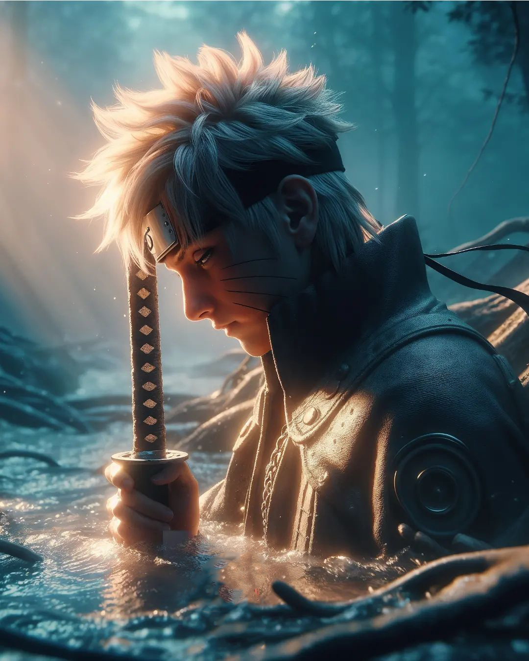 Naruto Anime Wallpaper - Minato Namikaze 手机壁纸