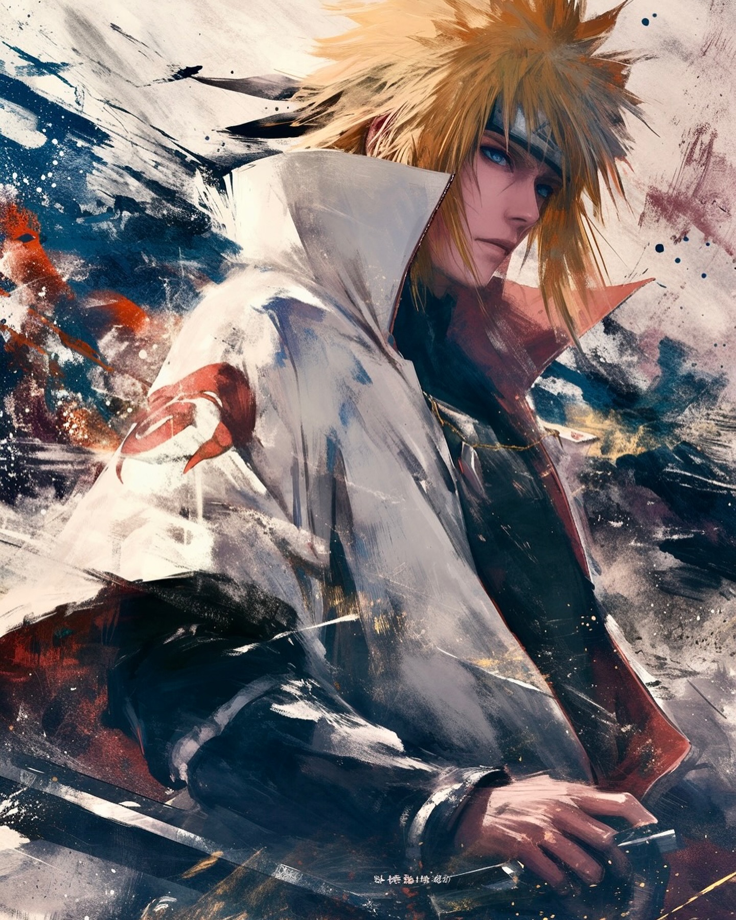 Naruto Anime Wallpaper - Minato Namikaze 手机壁纸