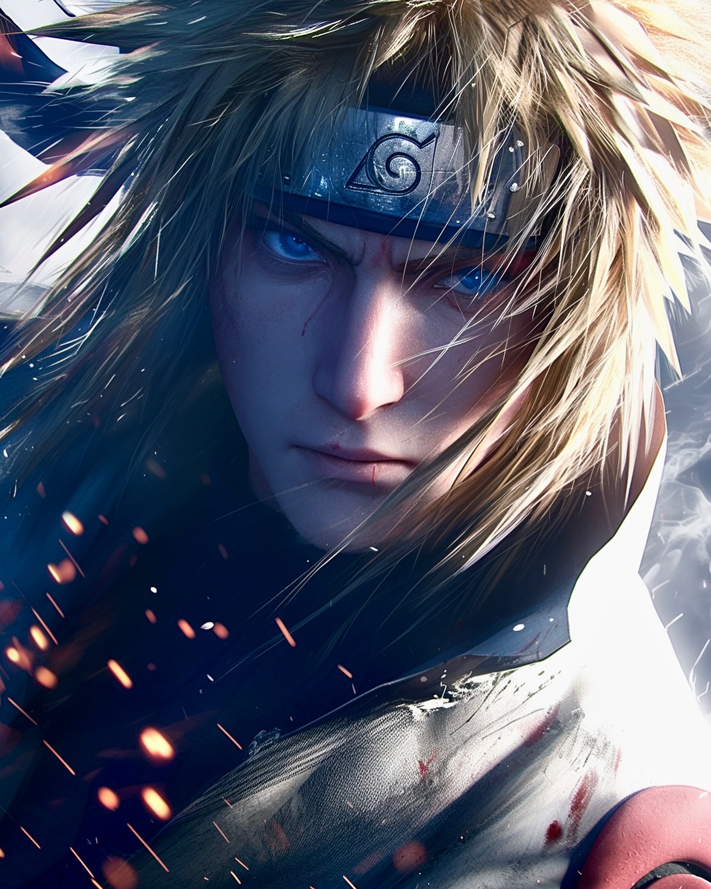 Naruto Anime Wallpaper - Minato Namikaze 手机壁纸