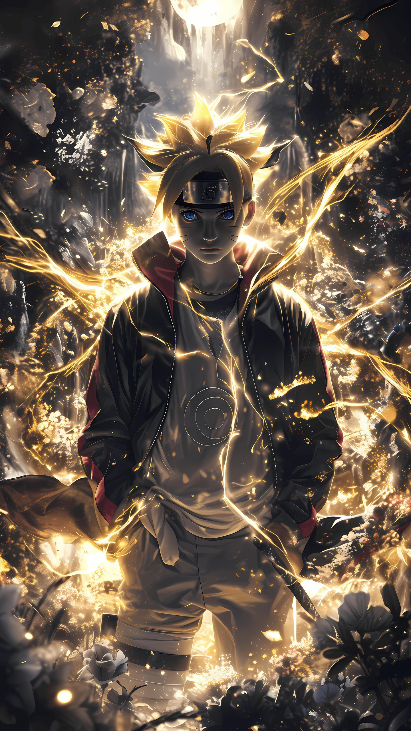 Naruto Anime Wallpaper - Minato Namikaze 手机壁纸