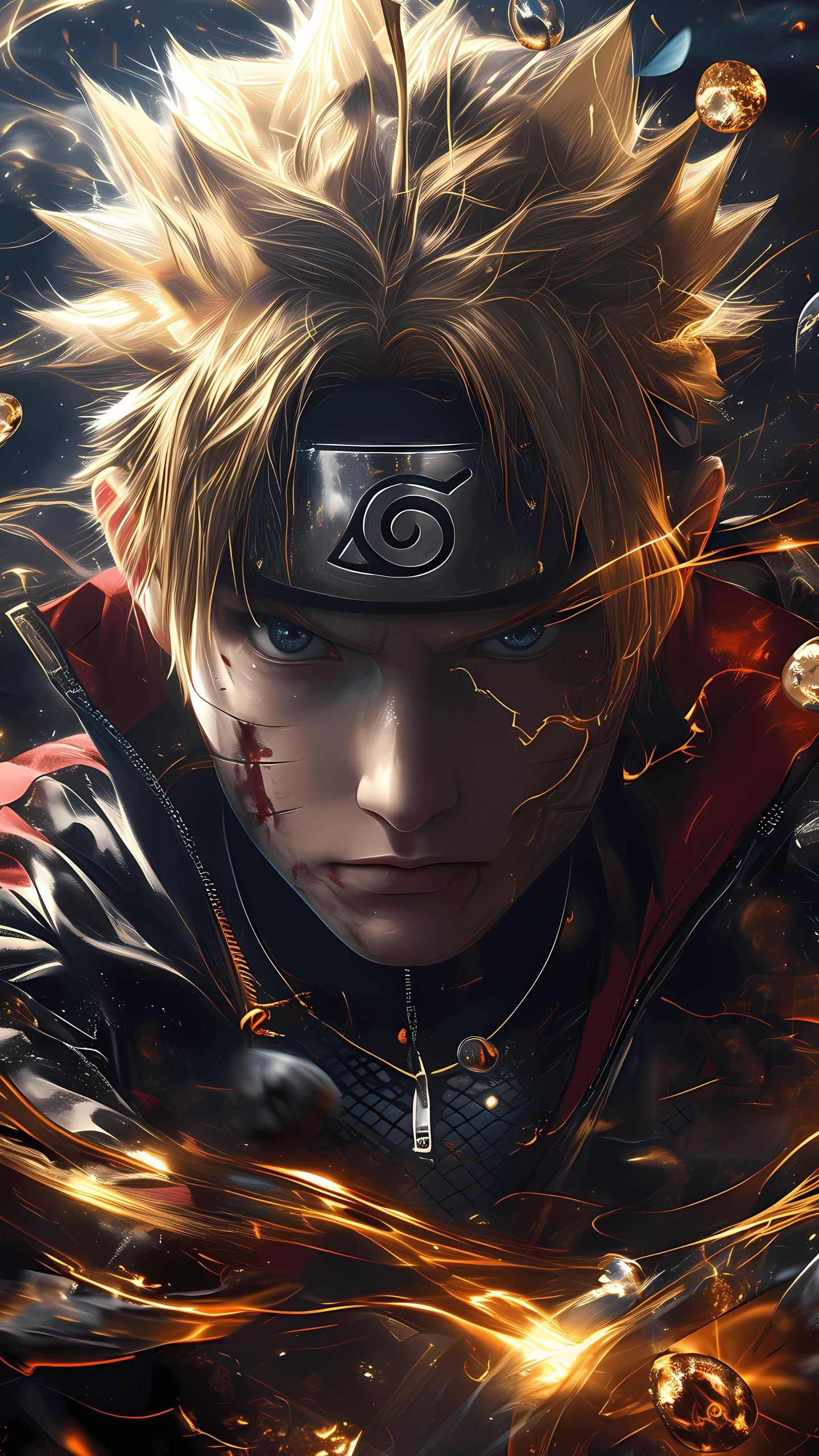 Naruto Anime Wallpaper - Minato Namikaze 手机壁纸