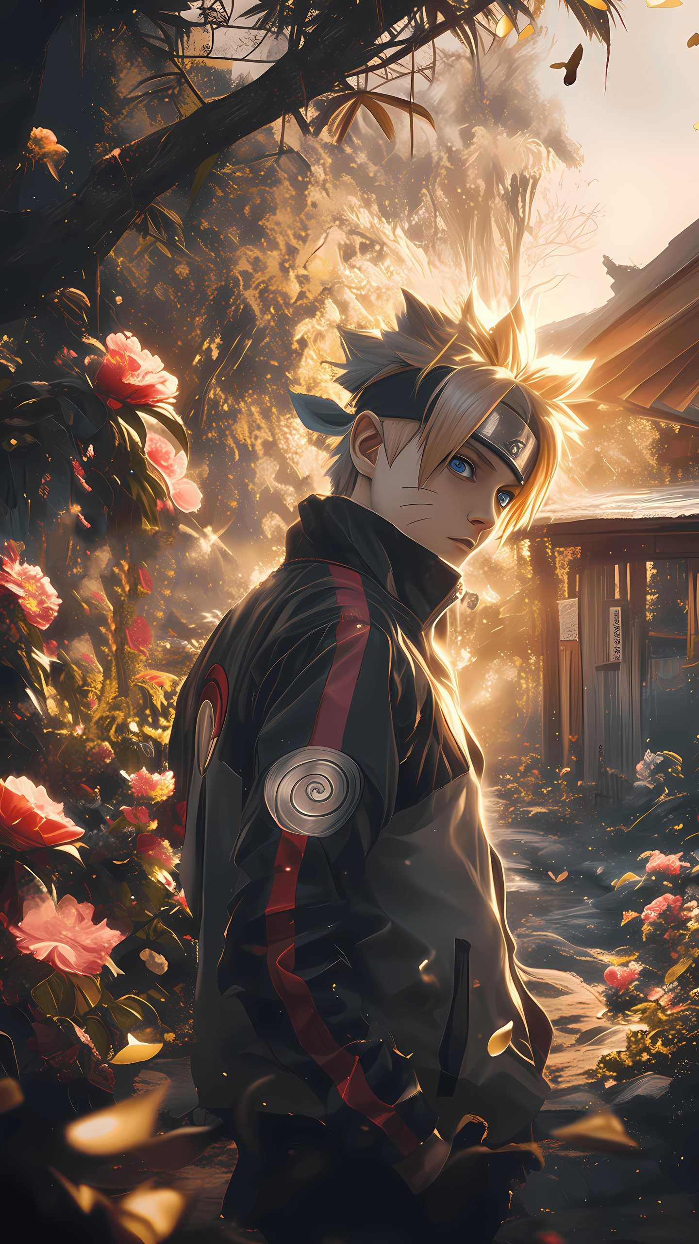 Naruto Anime Wallpaper - Minato Namikaze 手机壁纸