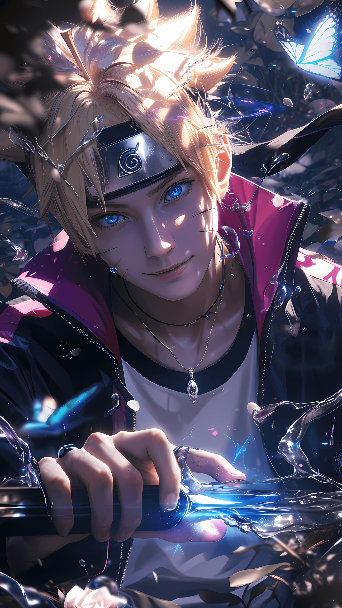 Naruto Anime Wallpaper - Minato Namikaze 手机壁纸