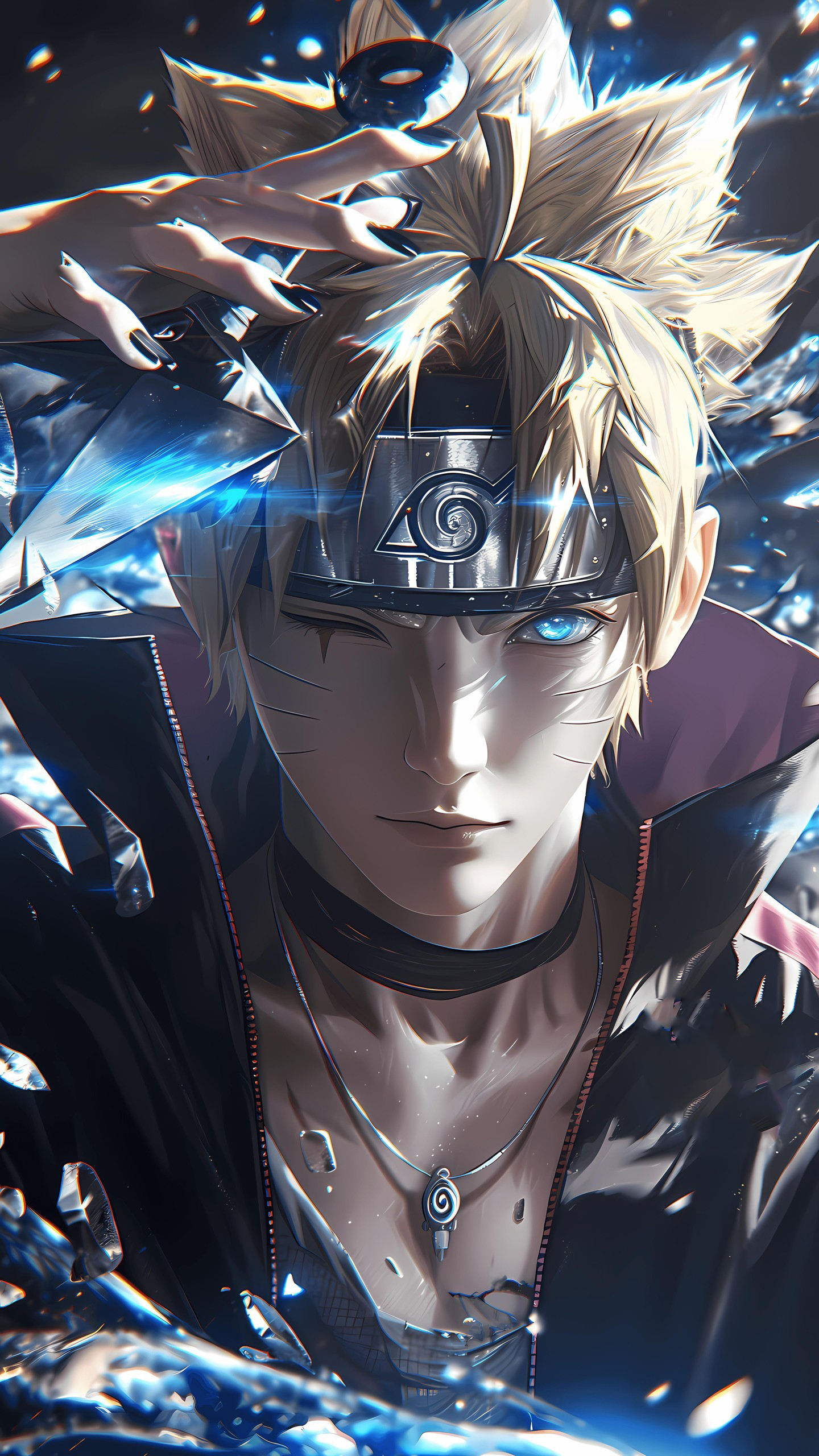 Naruto Anime Wallpaper - Minato Namikaze 手机壁纸