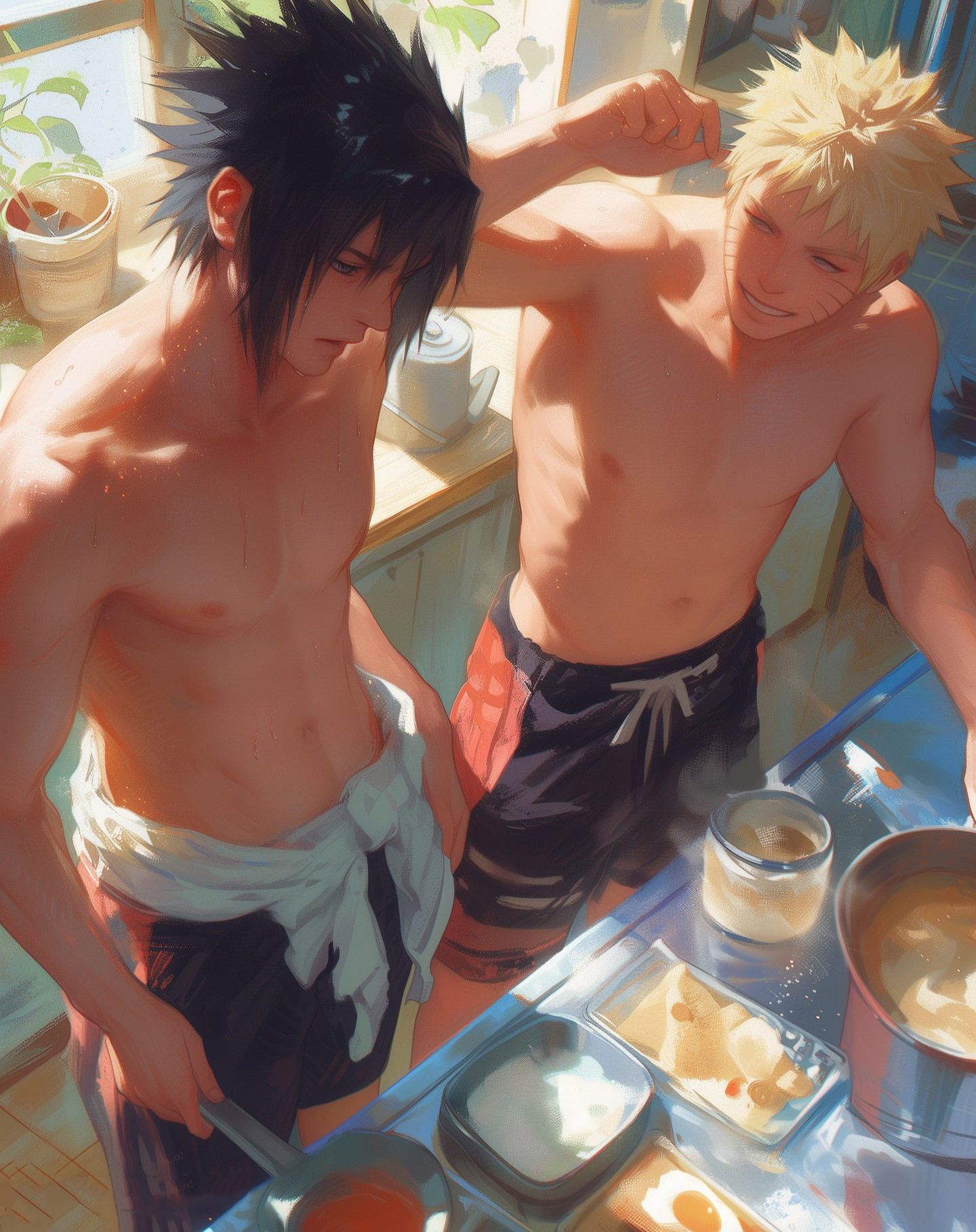 Naruto Anime Wallpaper - Naruto And Sasuke mobile wallpaper