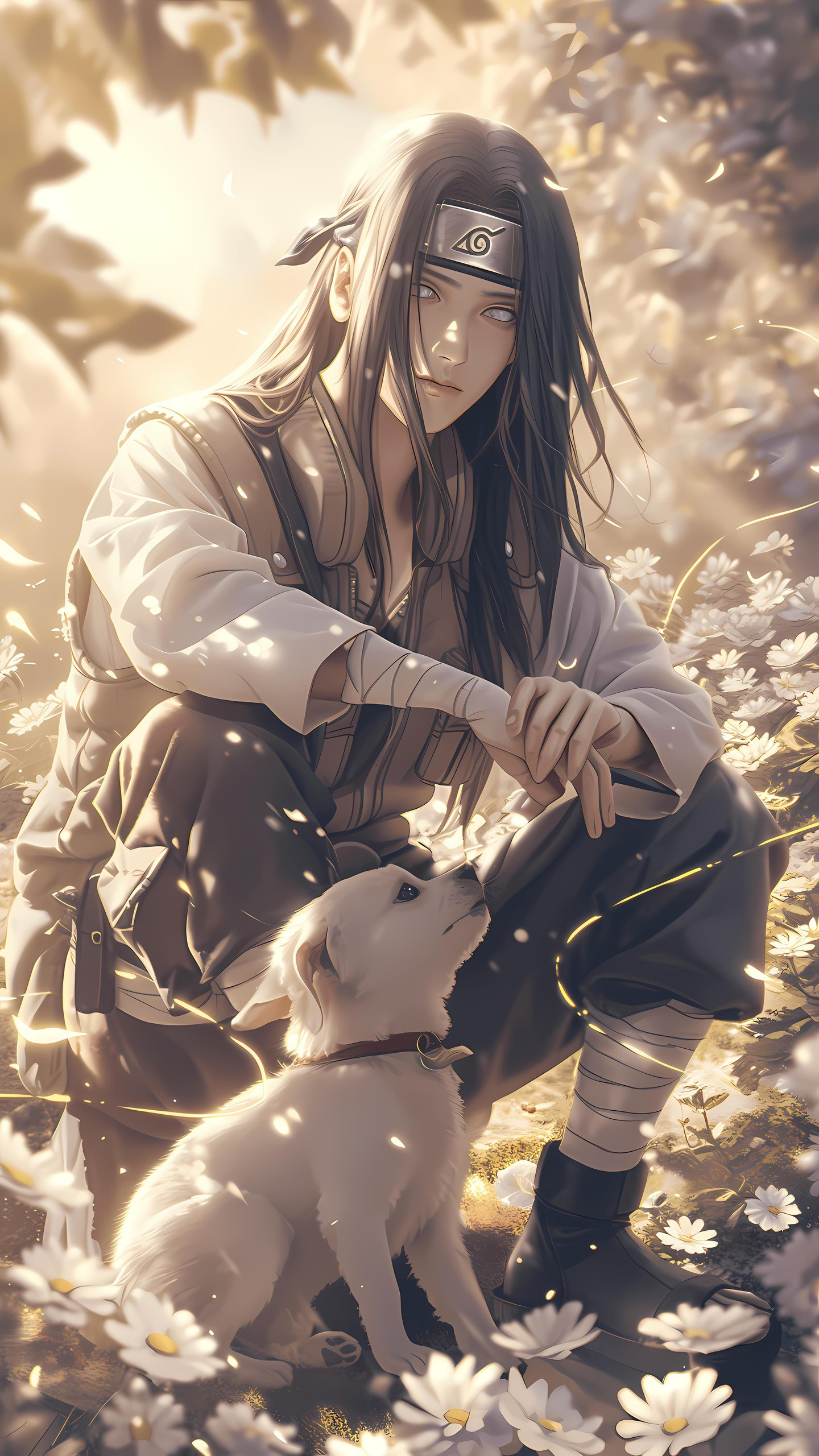 Naruto Anime Wallpaper - Neji Hyuga 手機桌布