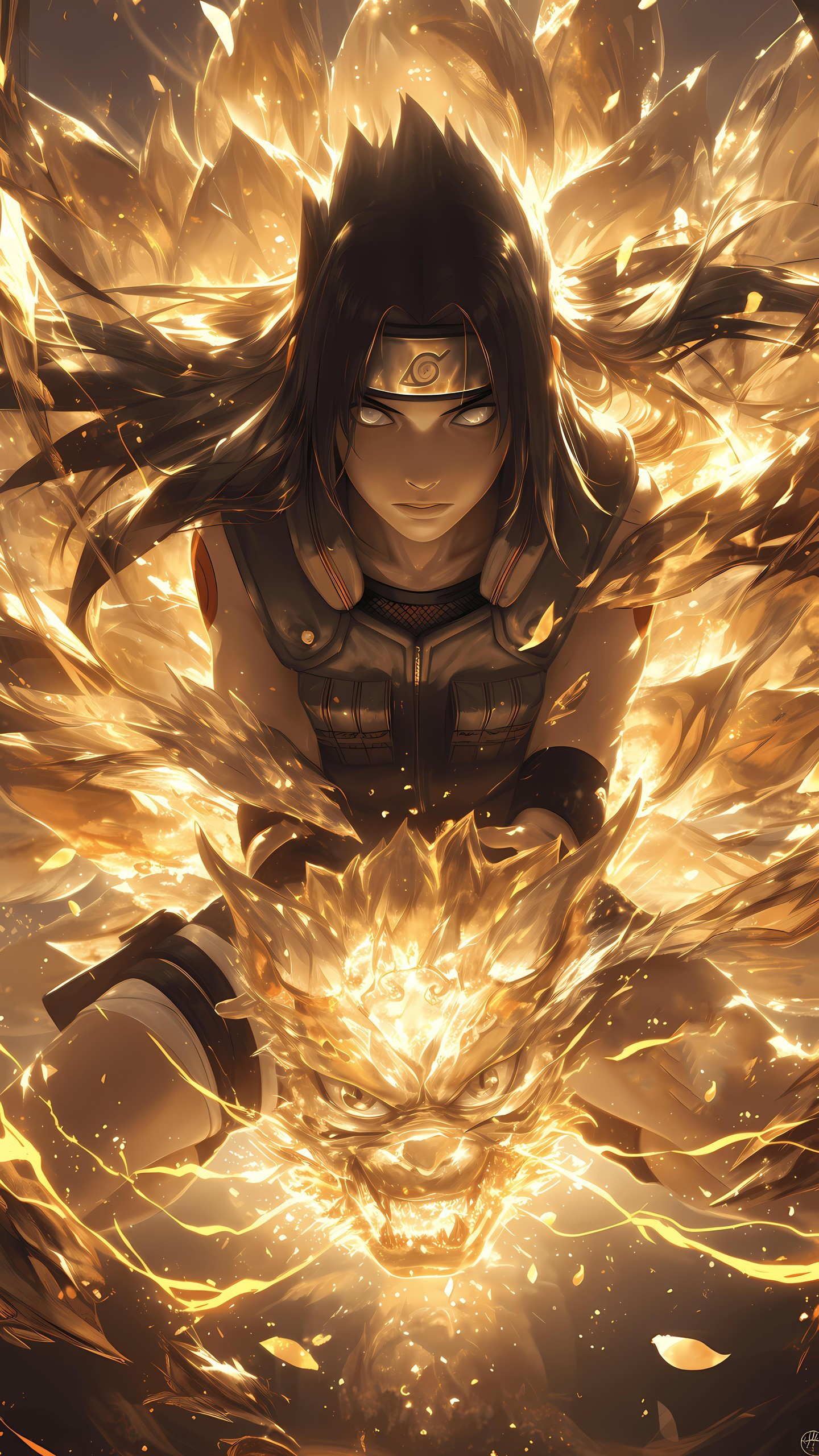 Naruto Anime Wallpaper - Neji Hyuga 手機桌布