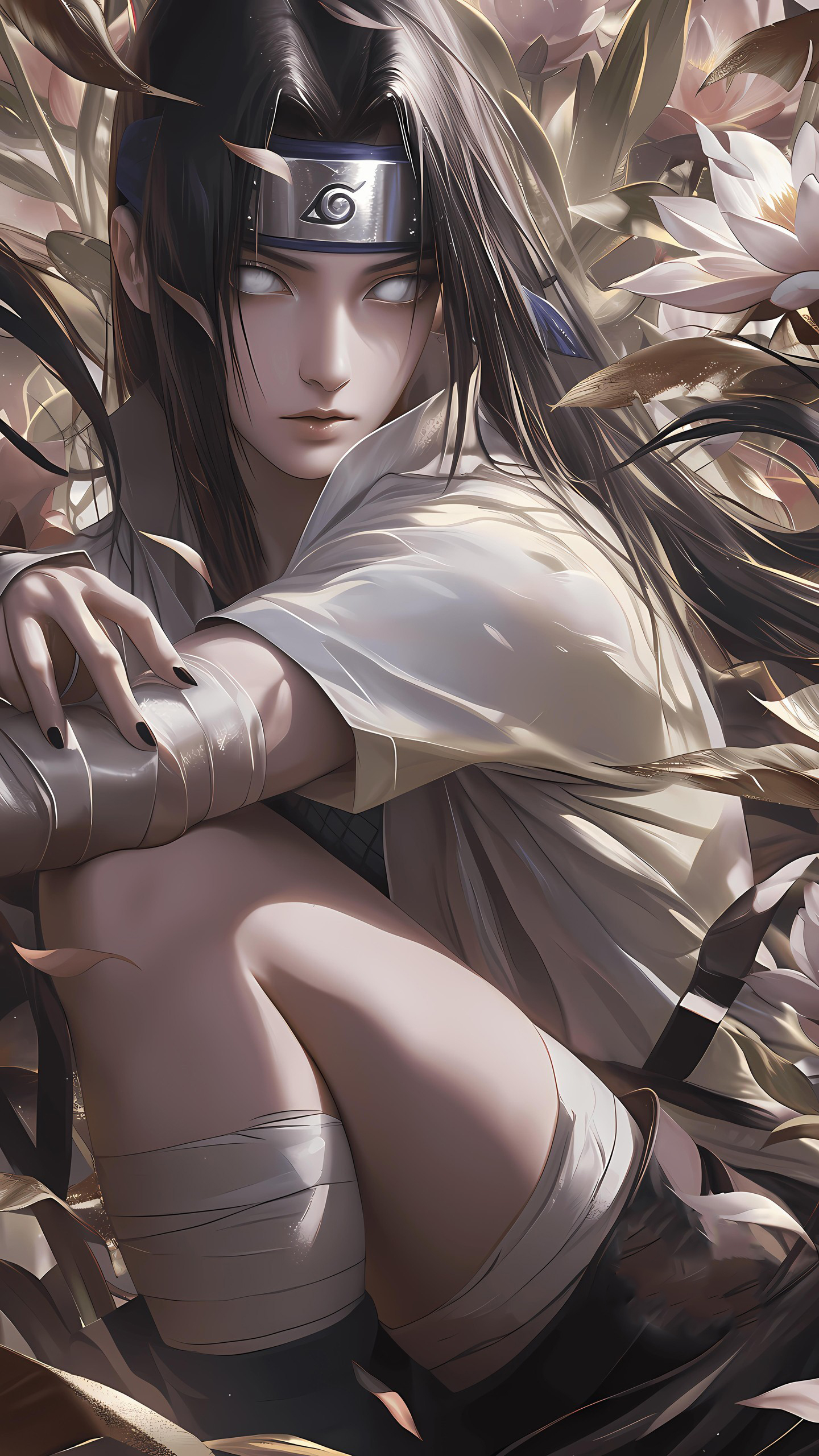 Naruto Anime Wallpaper - Neji Hyuga 手機桌布
