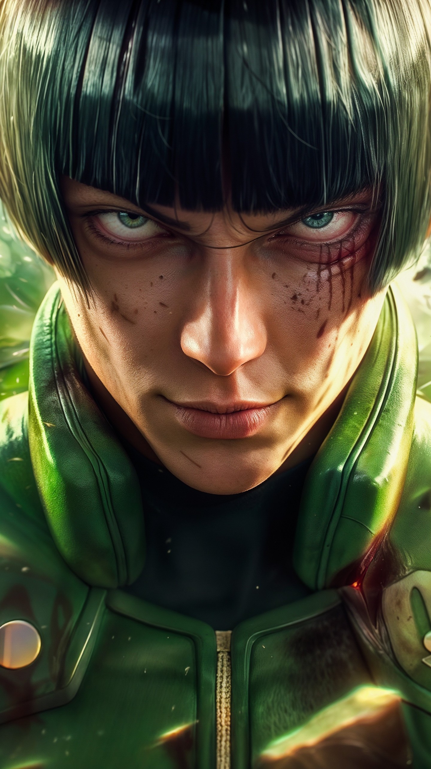 Naruto Anime Wallpaper - Rock Lee 手机壁纸