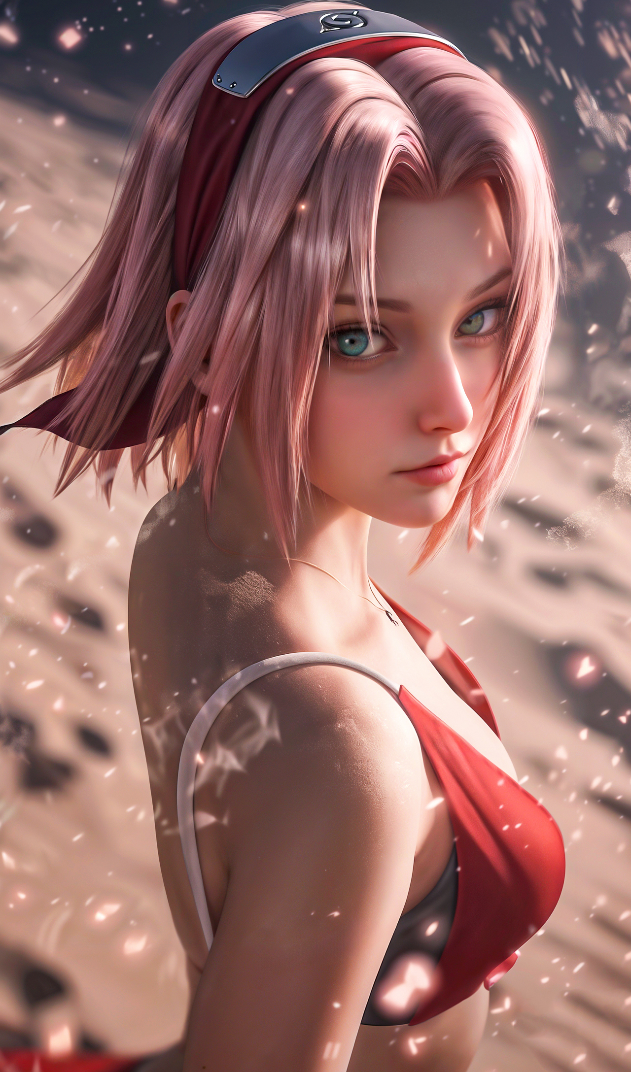 Naruto Anime Wallpaper - Sakura Haruno mobile wallpaper