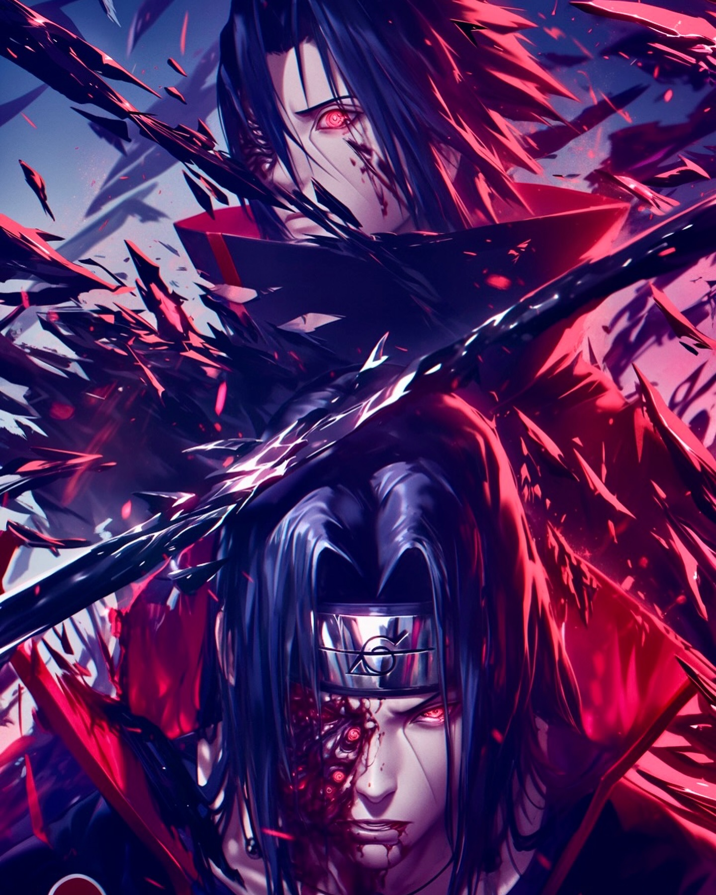 Naruto Anime Wallpaper - Sasuke And Itachi mobile wallpaper