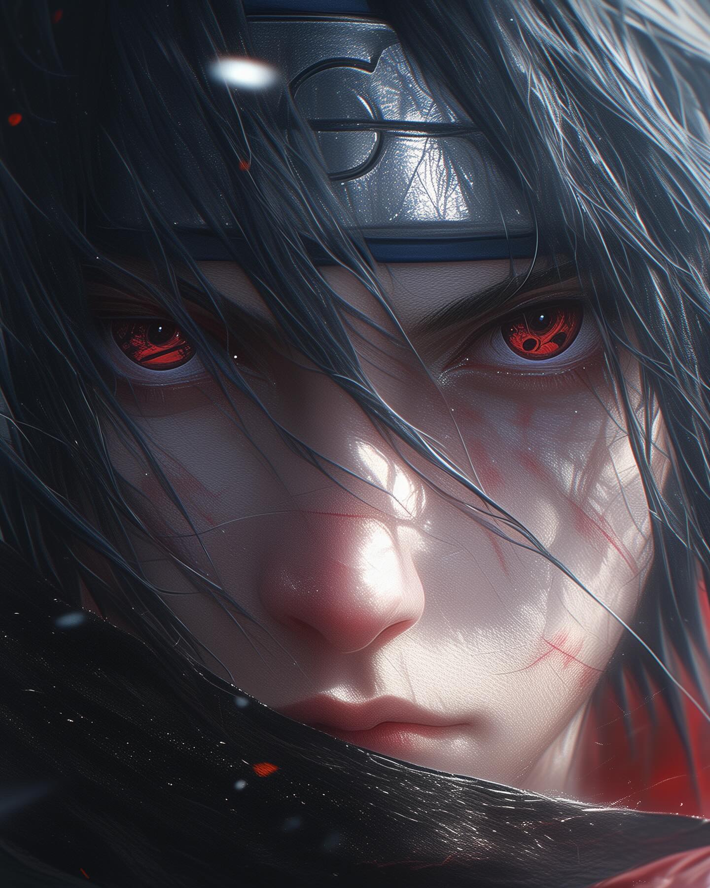 Naruto Anime Wallpaper - Sasuke Uchiha 手機桌布