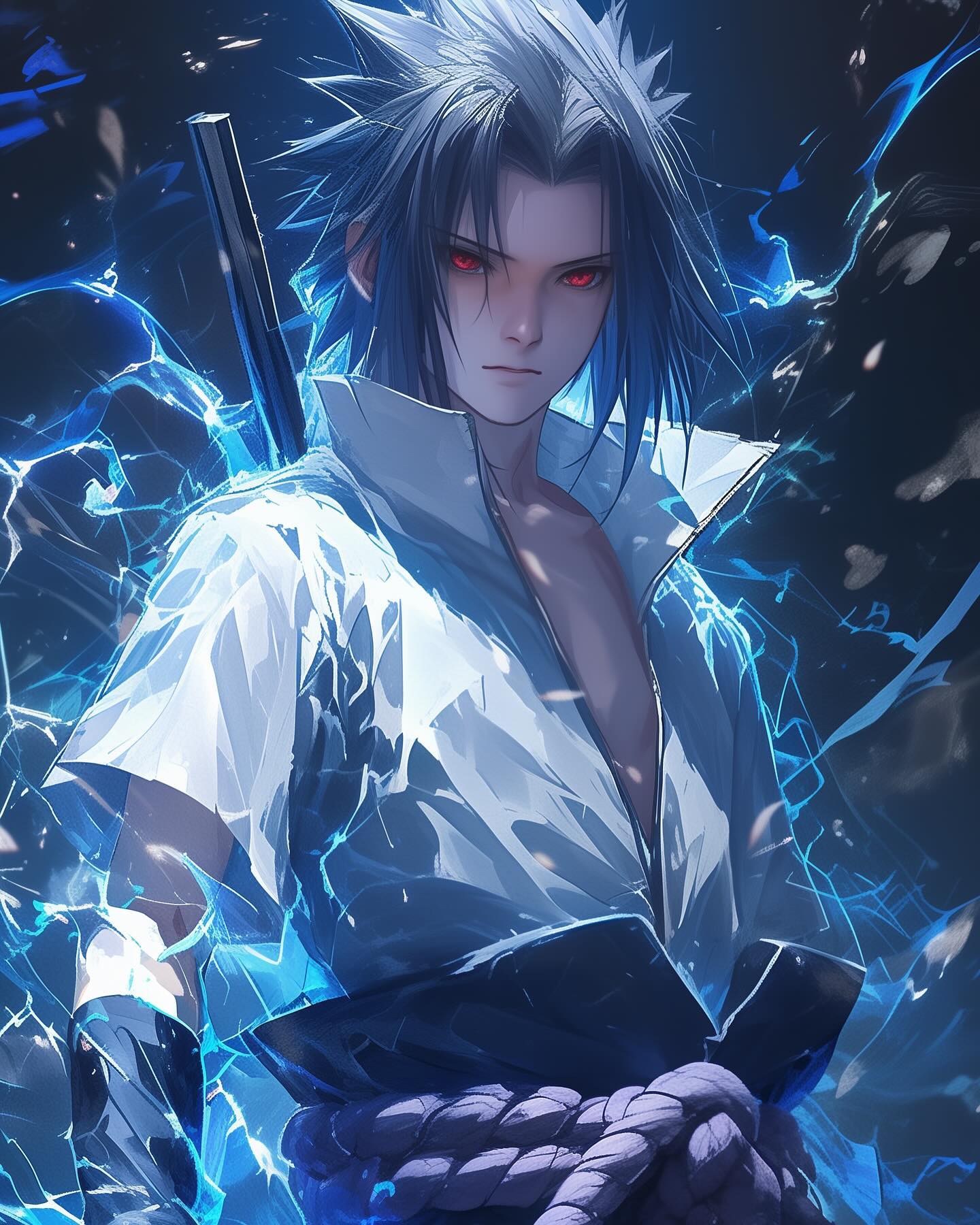 Naruto Anime Wallpaper - Sasuke Uchiha 手機桌布