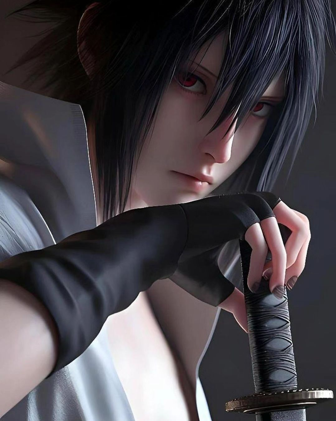 Naruto Anime Wallpaper - Sasuke Uchiha 手機桌布