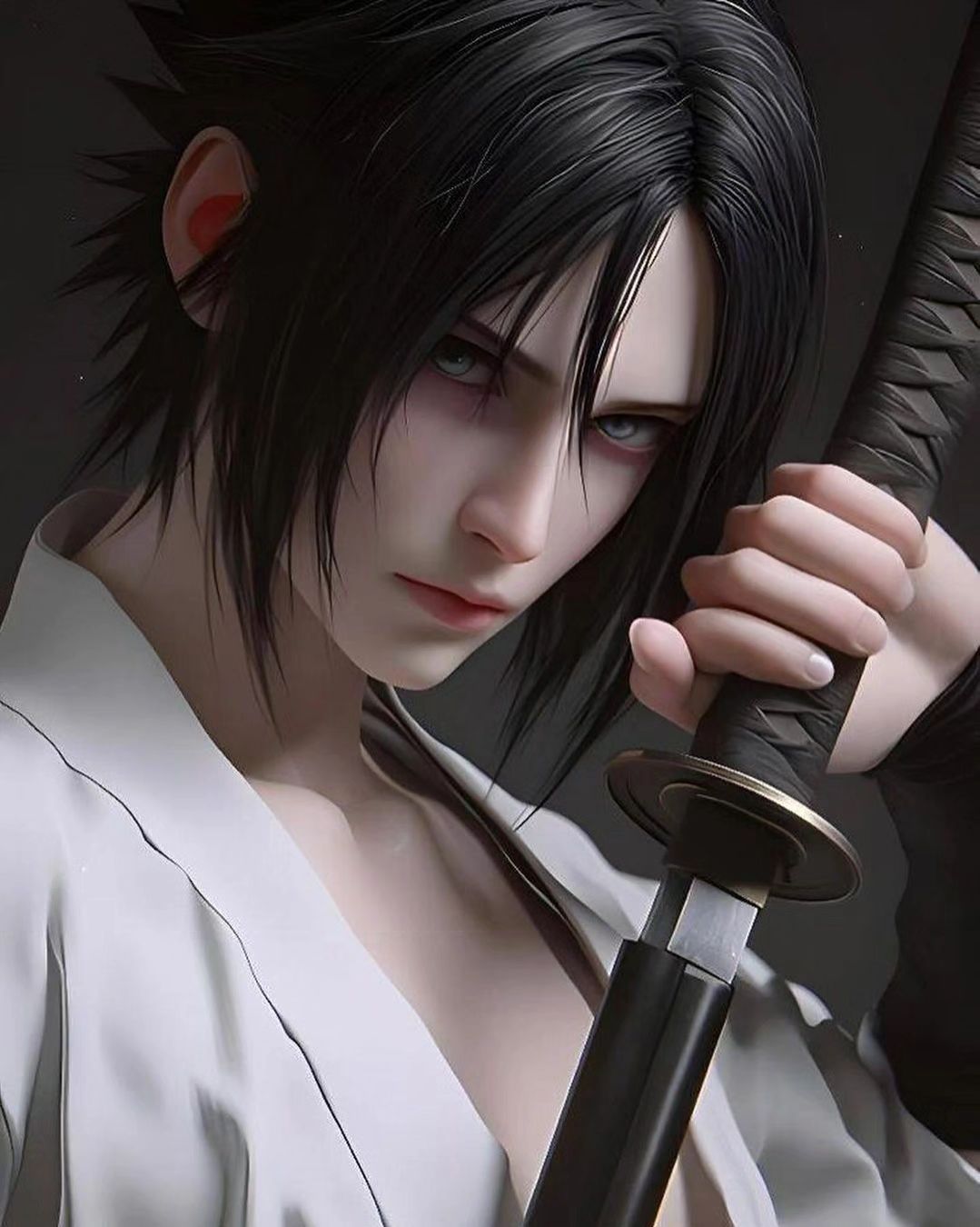 Naruto Anime Wallpaper - Sasuke Uchiha 手機桌布