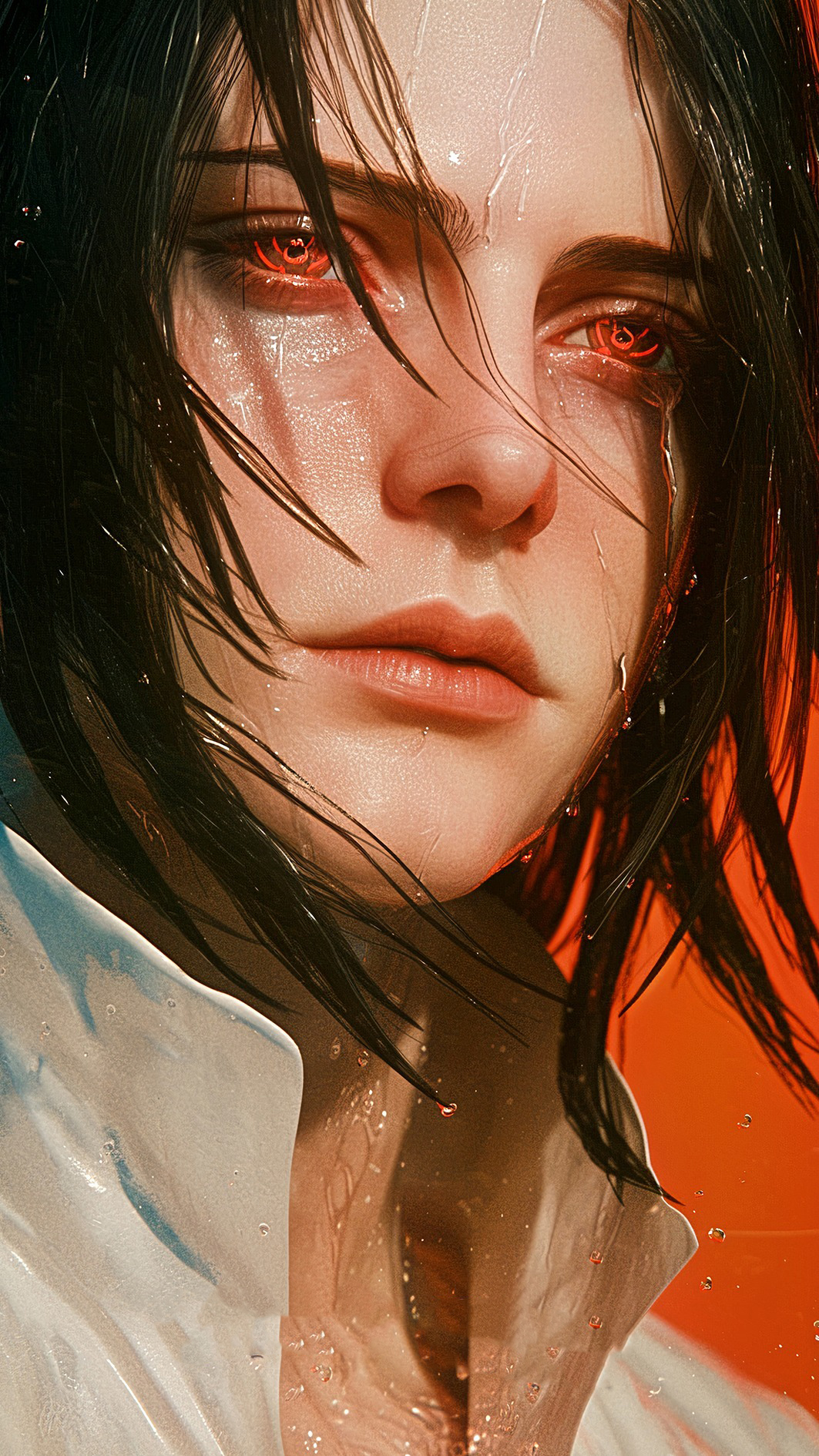 Naruto Anime Wallpaper - Sasuke Uchiha 手機桌布