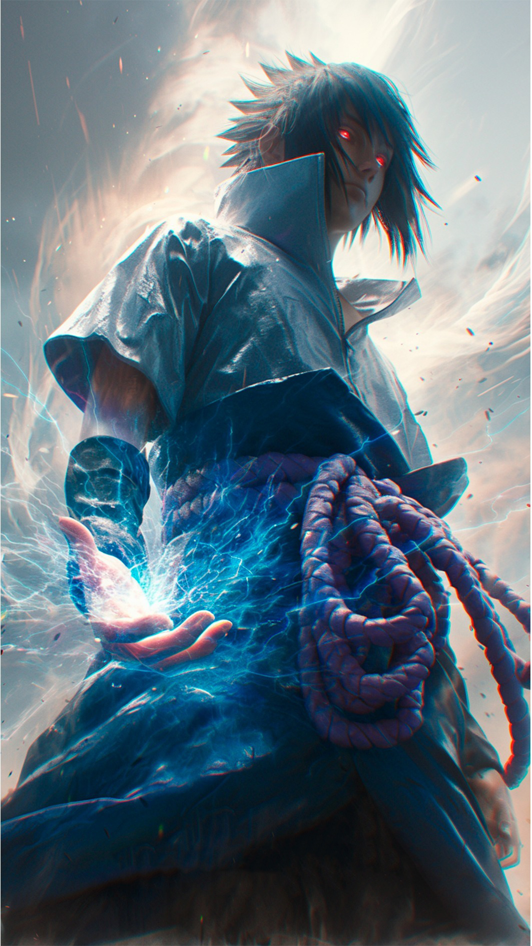 Naruto Anime Wallpaper - Sasuke Uchiha 手機桌布