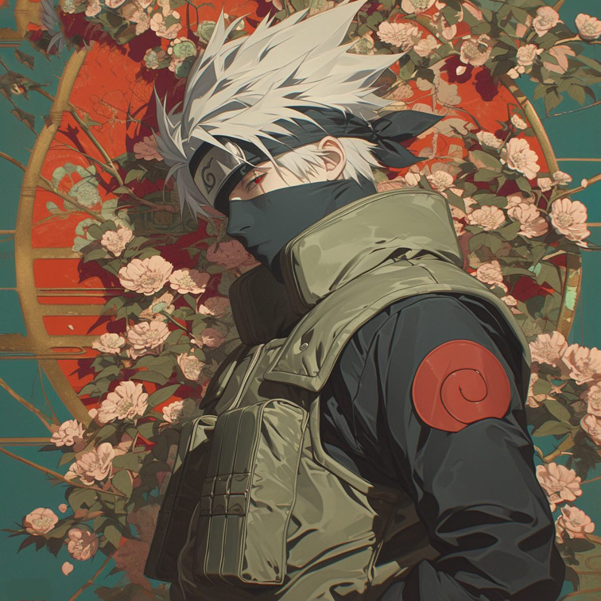 Naruto Anime Wallpaper - Kakashi Hatake mobile wallpaper