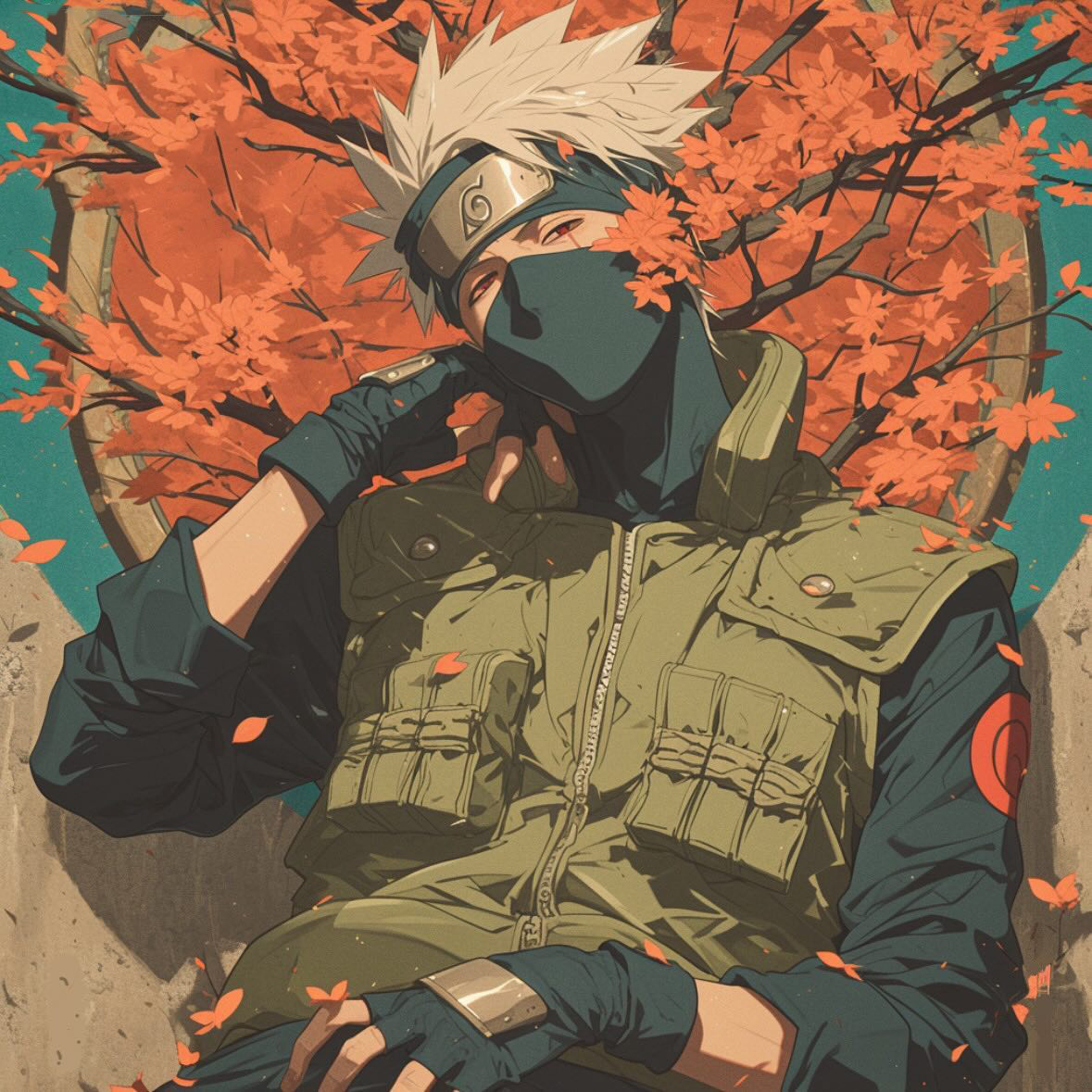 Naruto Anime Wallpaper - Kakashi Hatake mobile wallpaper