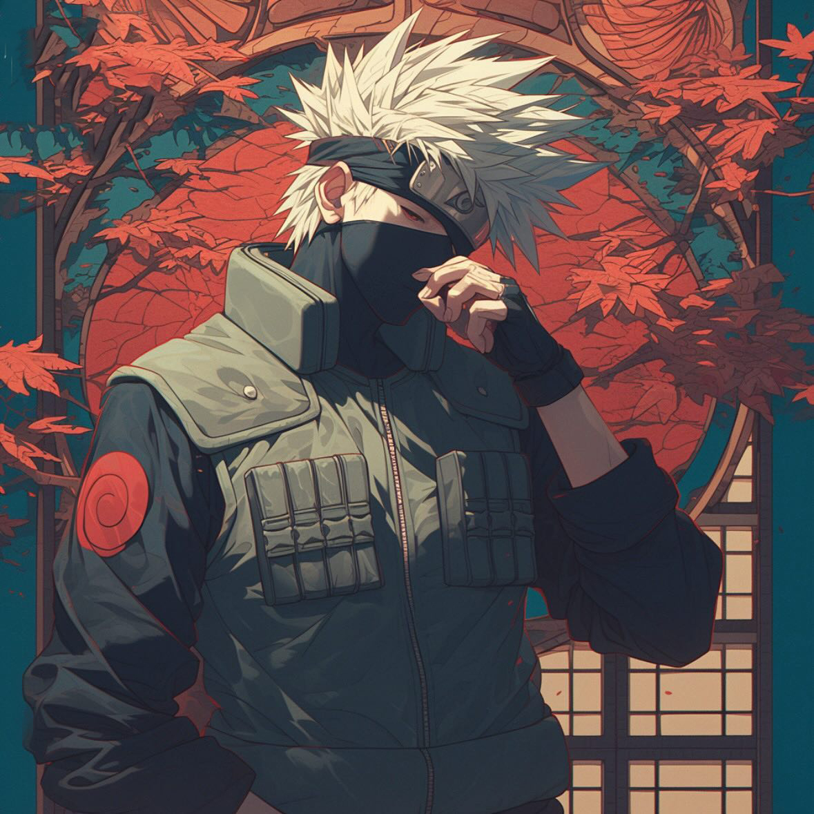 Naruto Anime Wallpaper - Kakashi Hatake mobile wallpaper