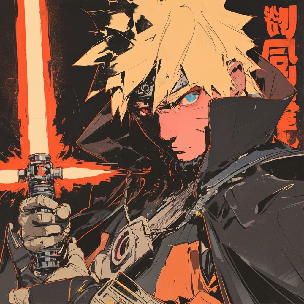 Naruto Anime Wallpaper - Minato Namikaze 手机壁纸