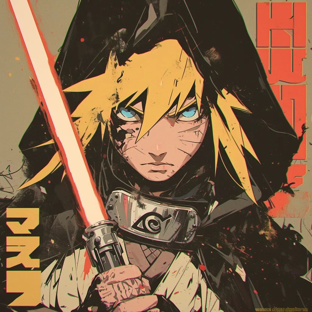Naruto Anime Wallpaper - Minato Namikaze 手机壁纸