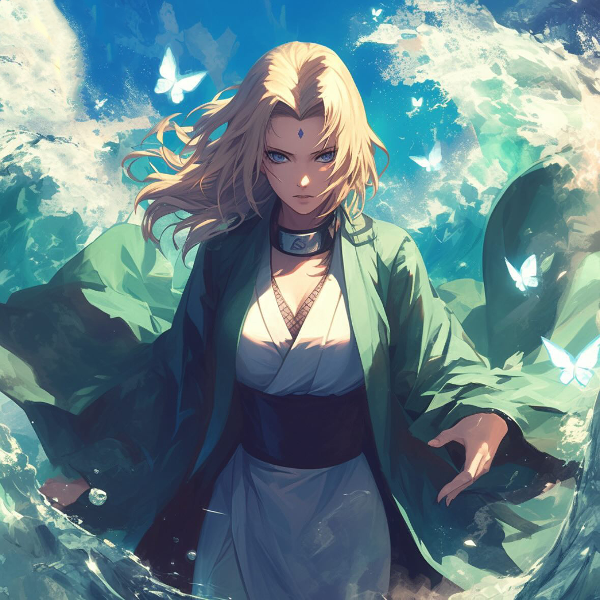 Naruto Anime Wallpaper - Tsunade Senju 手機桌布