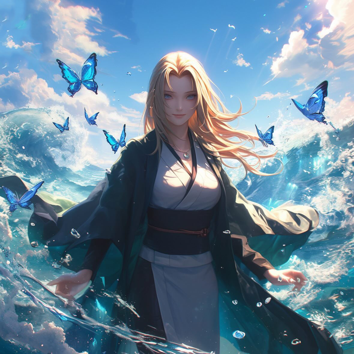 Naruto Anime Wallpaper - Tsunade Senju 手機桌布