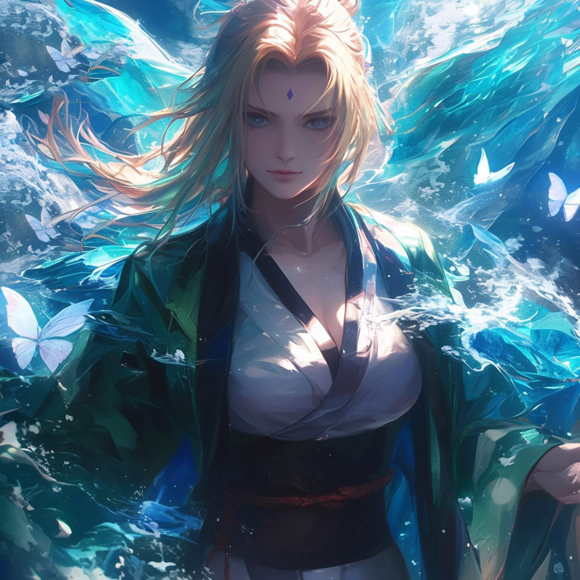 Naruto Anime Wallpaper - Tsunade Senju 手機桌布