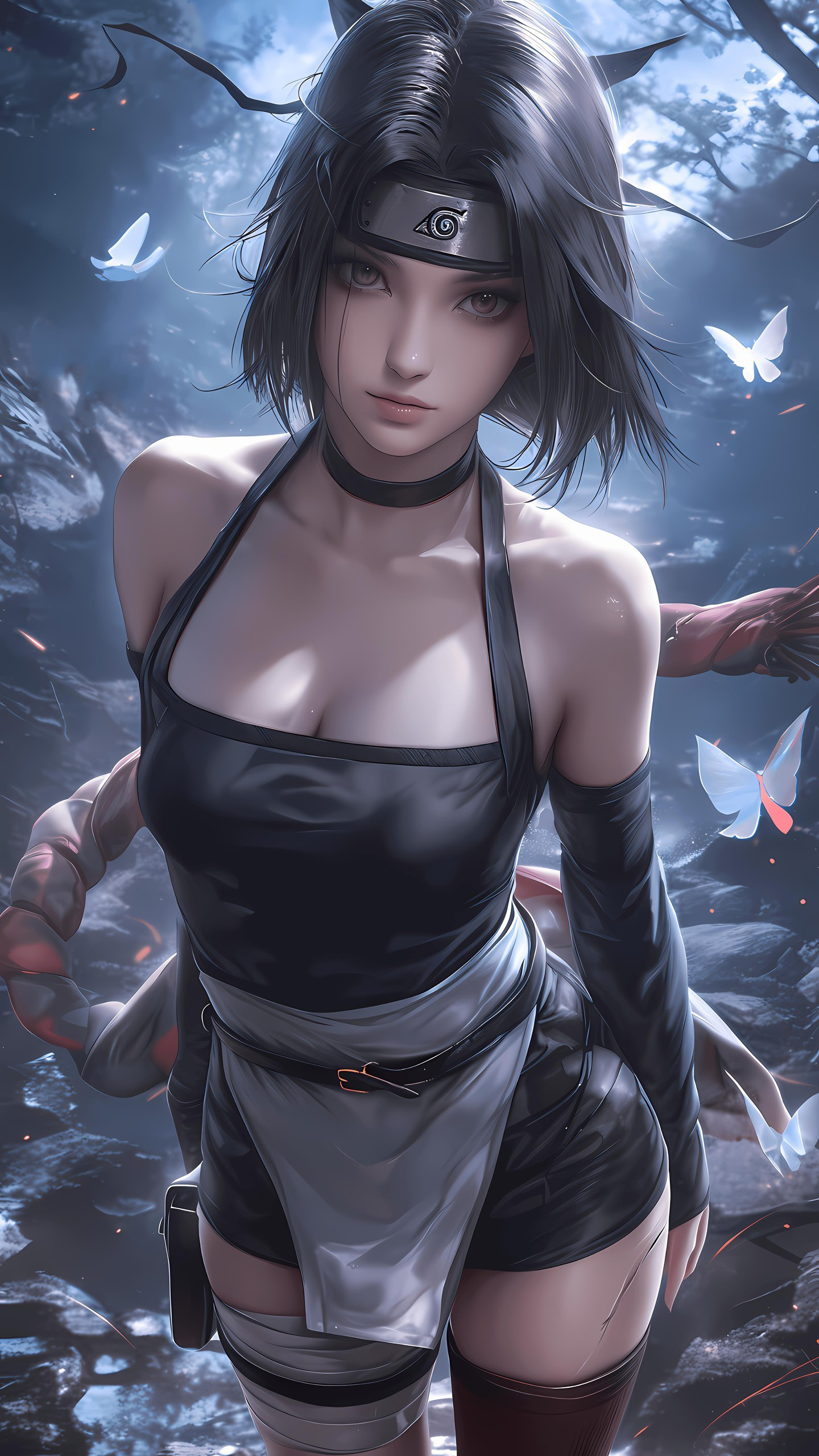 Naruto Anime Wallpaper - Tenten 手机壁纸