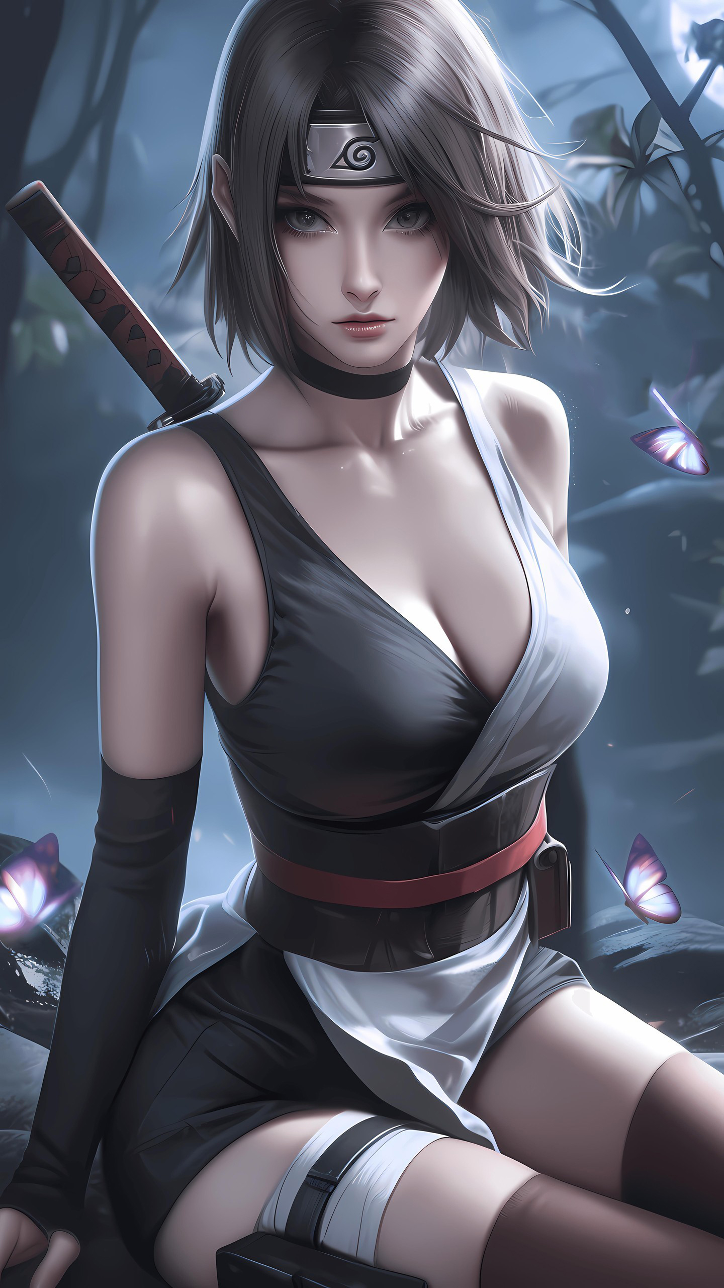 Naruto Anime Wallpaper - Tenten 手机壁纸