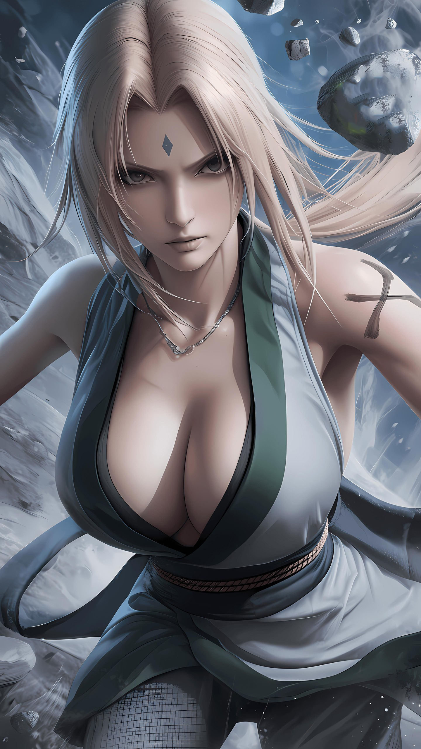 Naruto Anime Wallpaper - Tsunade Senju 手機桌布