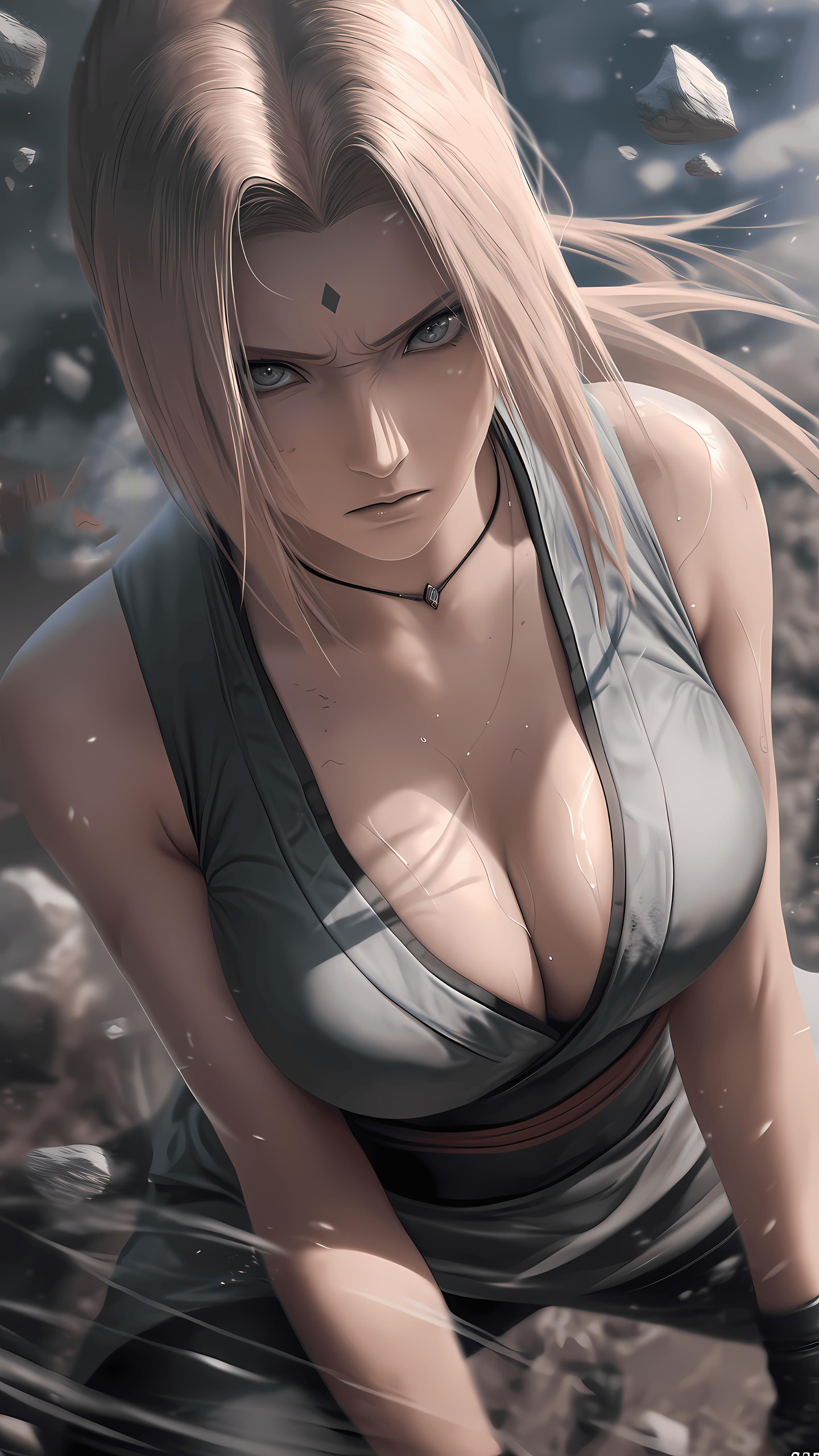 Naruto Anime Wallpaper - Tsunade Senju 手機桌布