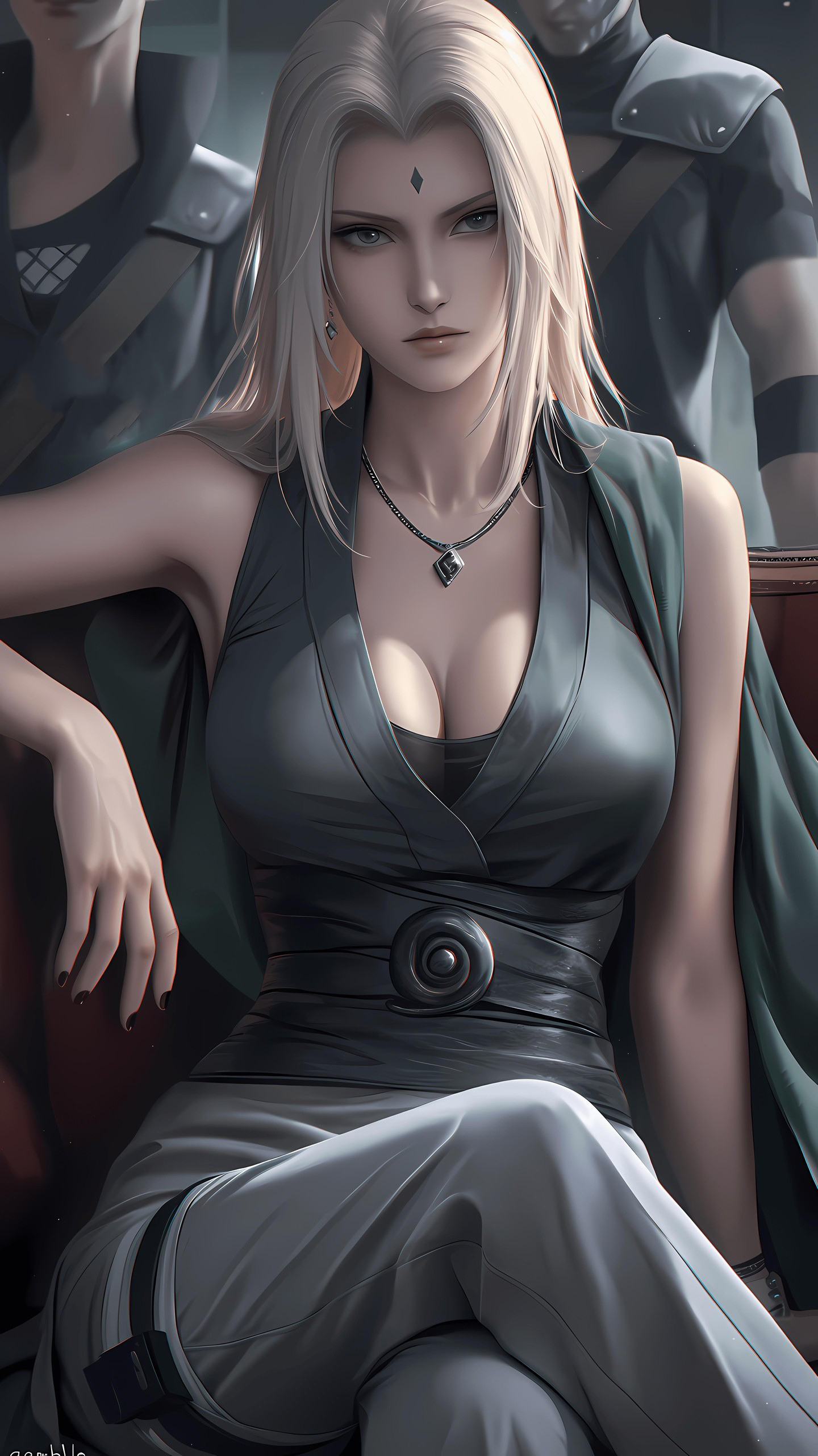 Naruto Anime Wallpaper - Tsunade Senju 手機桌布