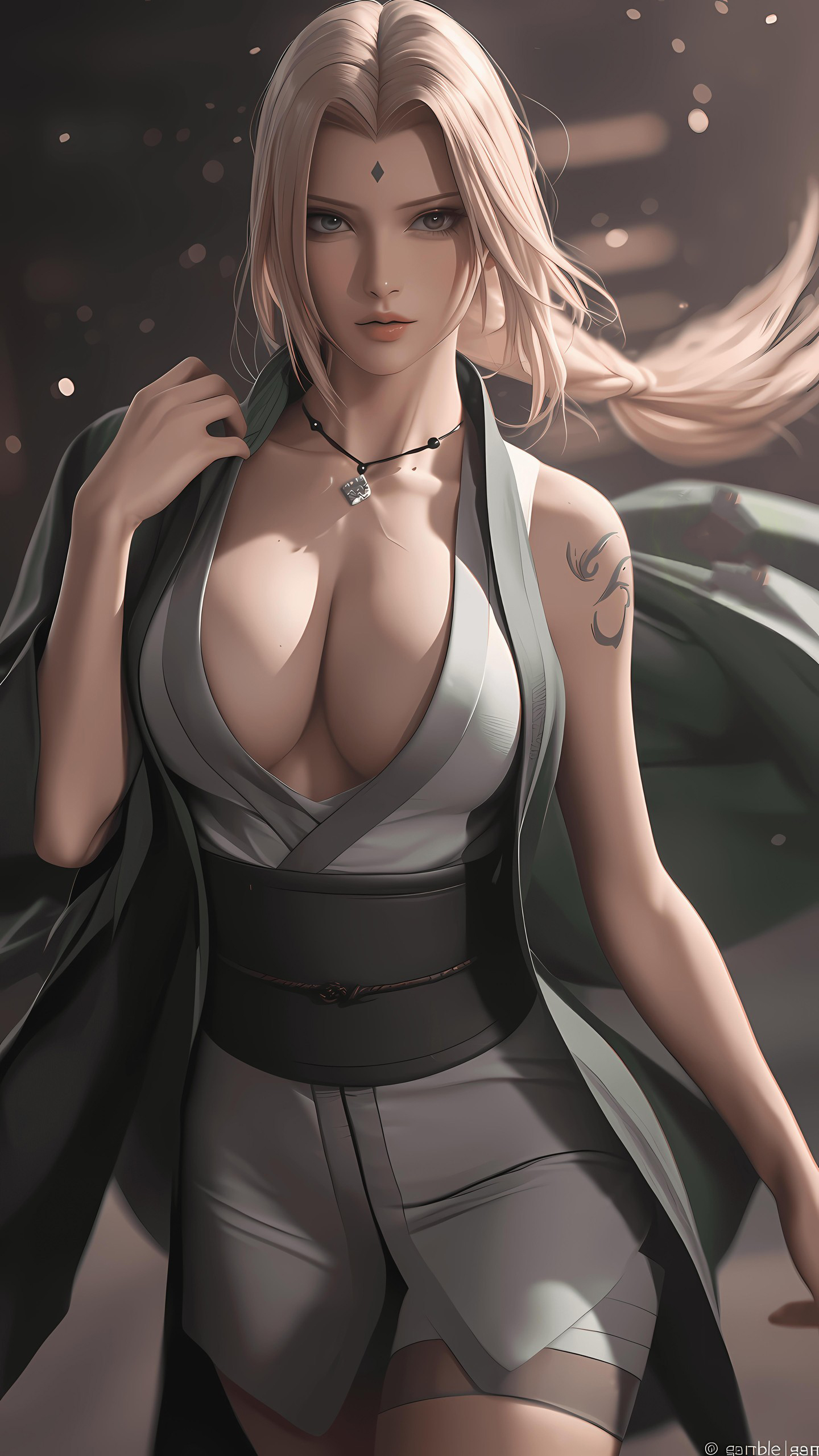 Naruto Anime Wallpaper - Tsunade Senju 手機桌布
