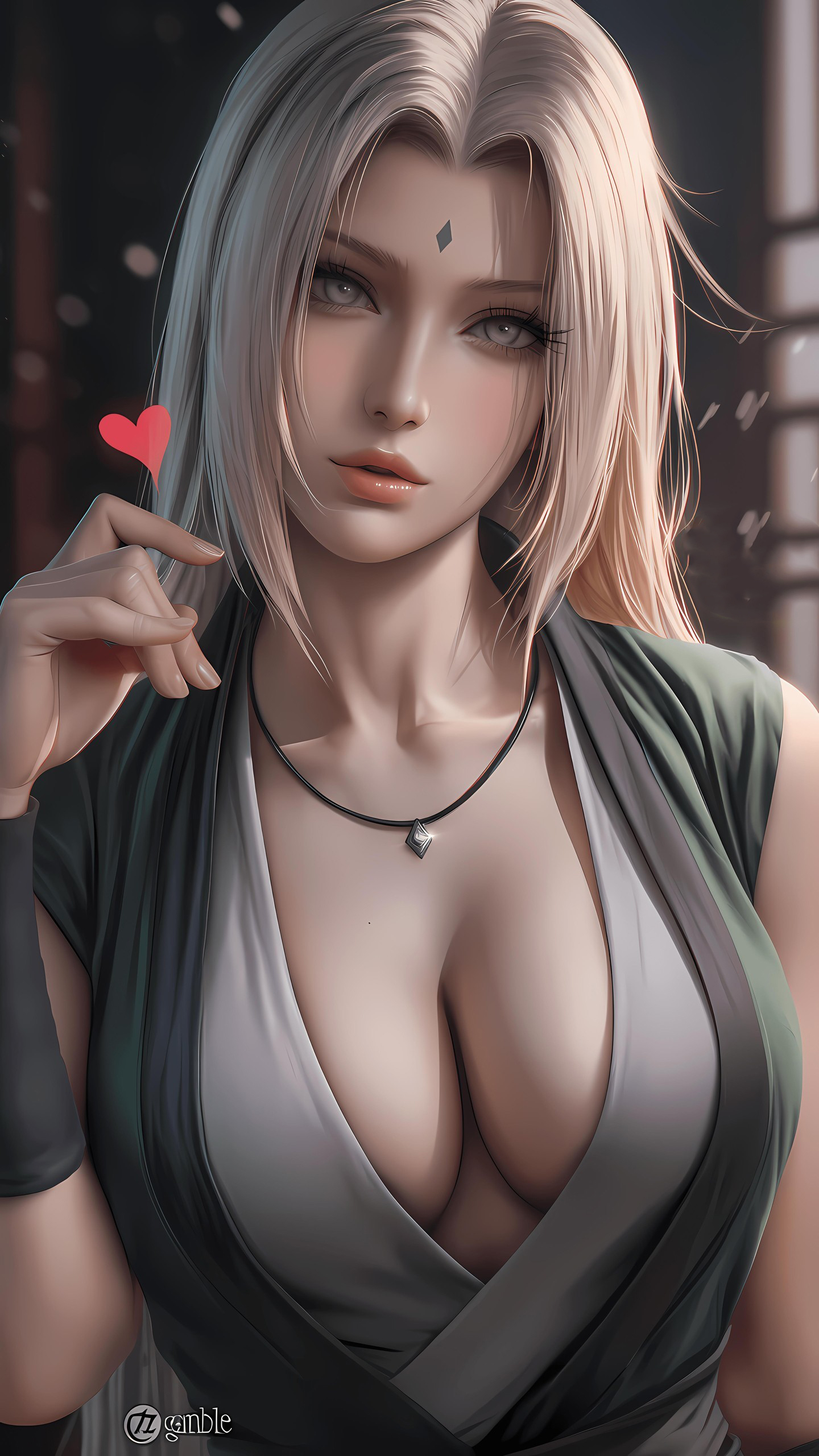 Naruto Anime Wallpaper - Tsunade Senju 手機桌布